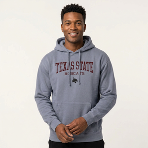 <b>Trendy</b> Custom Graphic Pullover Hoodie Men Oversized Distressed Streetwear Heavyweight Men's Texas State <b>Hoodies</b> - Product Image 2