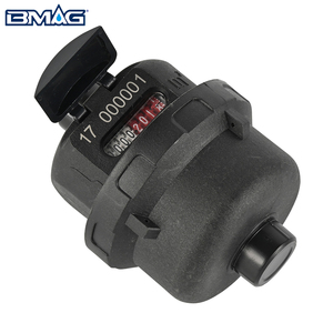 Bmg dn20 R160 R200 प्लास्टिक शरीर 15 मिमी वर्ग सी पानी मीटर शुष्क डायल नायलॉन रोटरी पिस्टन वोल्मिक जल मीटर - Product Image 3