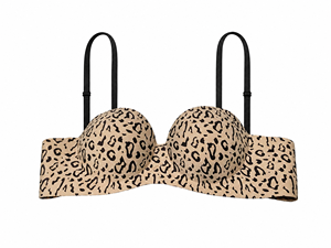 <span class=keywords><strong>Reggiseno</strong></span> Leopardato Personalizzato OEM ODM, Push-up Senza Cuciture, <span class=keywords><strong>Mezza</strong></span> <span class=keywords><strong>Coppa</strong></span>, Beige Nude, Stampa Animalier per Donna, Ideale per Feste - Product Image 6