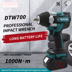 Llave de Impacto Inalámbrica MSs DTW700 con Motor sin Escobillas, Herramienta Moderna de Alta Resistencia, 1/2 Pulgada, 1000 Nm Torque Máximo, Alta Eficiencia - Product Image 4