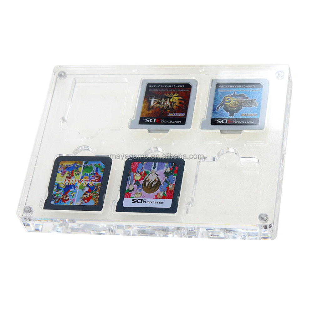 Generic 3DS-opbergdoos voor Gamekaarten, Duurzame Houder van PP