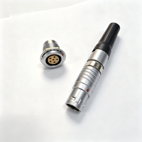 Alternative Premium au connecteur circulaire EGG.1B à 5 broches mâle, à verrouillage automatique par poussée-tirage, pour les tests ultrasoniques NDT