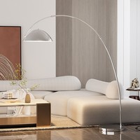 Lampadaire LED Minimaliste Italien Haut de Gamme avec Commande Vocale Intelligente et Réglage de Luminosité en Continu pour Salon