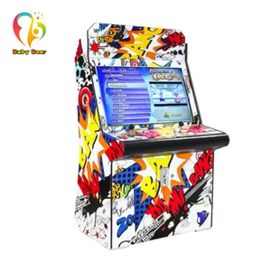 Máy trò chơi chiến đấu <span class=keywords><strong>Arcade</strong></span> gấu con trong 1 chia hai người giải trí gia đình HD Rocker Máy trò chơi Retro - Product Image 1