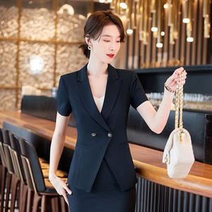 Tenue professionnelle d'été 2023 : Costume à manches courtes, Vêtements de cérémonie, Idéal pour les bijouteries, la vente immobilière, la réception hôtelière - Product Image 4