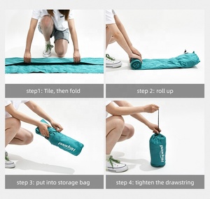 HISPEED-Colchón autoinflable compacto y ligero para mochileros, colchoneta plegable para dormir tipo aire con bomba integrada - Product Image 3