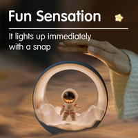 Lampe de nuit LED rechargeable à contrôle tactile de conception de dessin animé IMYCOO, moderne, pour chambre d'enfant, lumière de chevet à 3 couleurs pour dormir