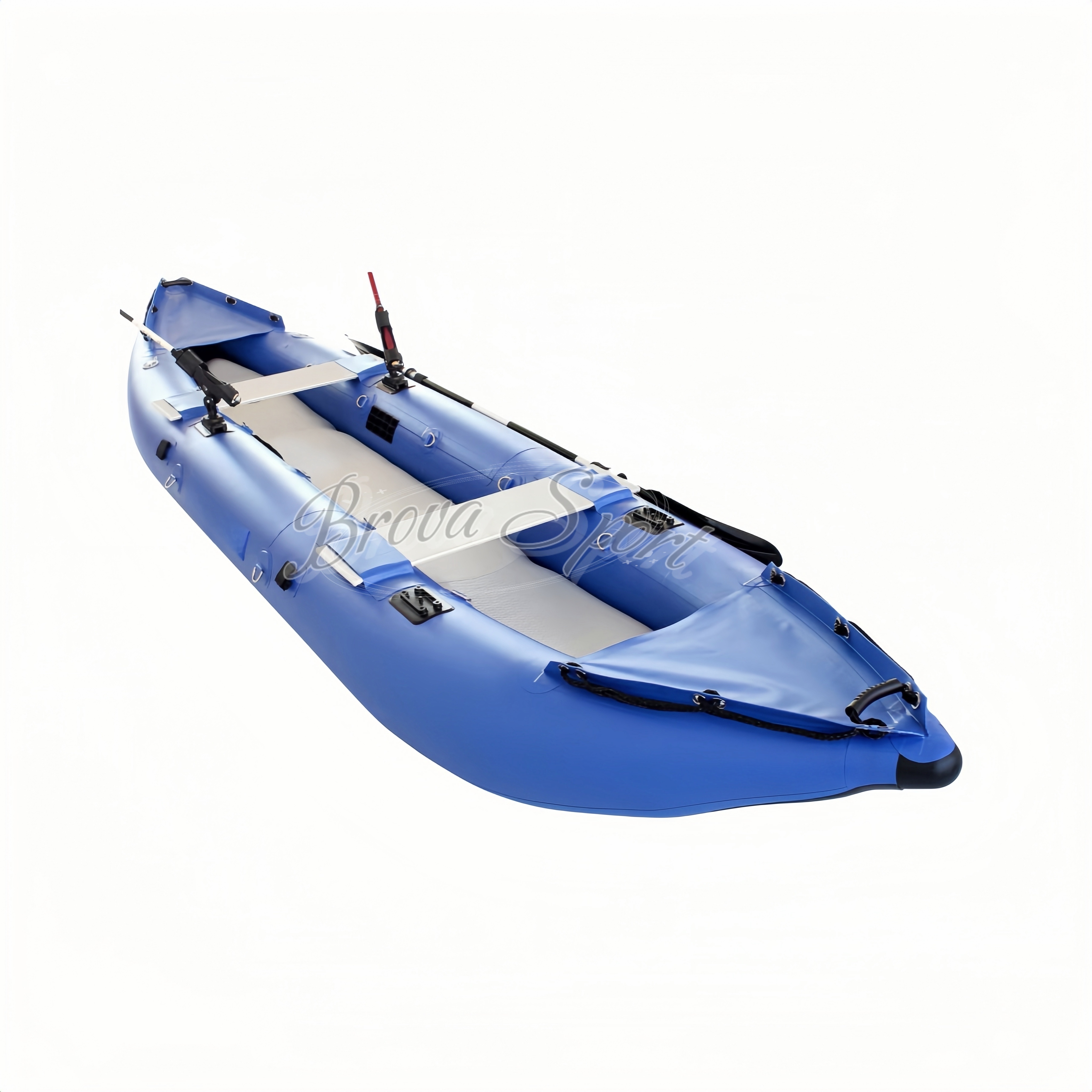 Kayak Gonfiabile per 2 Persone, Capacità 317,5 kg, Resistente a