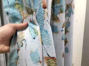 <span class=keywords><strong>2022</strong></span> Hot Custom 100% Polyester 150GSM Tissu 50x98 "127x250 Bleu Isolé Blackout Salon Fenêtre Rideaux - Product Image 4