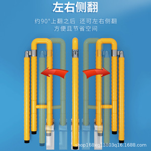 ราวจับห้องน้ำแบบพับได้ Lefka ติดผนัง สแตนเลส รับน้ำหนักได้ 150 กก. เพื่อความปลอดภัยของผู้สูงอายุ - Product Image 4