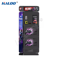 Haloo Akıllı Otomatik Kask Kurutma ve Koku Giderme Dokunmatik Ekranlı Otomat SDK Fonksiyonlu Motosiklet Kaskı Temizleme Makinesi