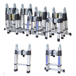 Échelle télescopique double en alliage d'aluminium de style industriel pour l'ingénierie et l'usage domestique - Product Image 6