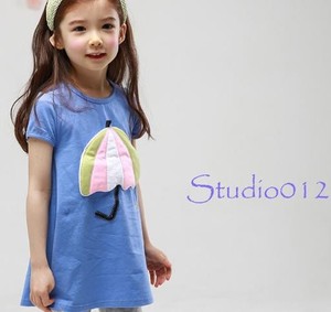 T-shirt long pour filles d'été, vêtements pour enfants, vente en gros - Product Image 2
