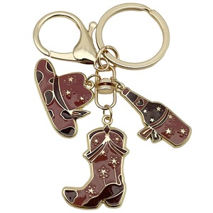 Llavero de Metal con Colgante de Pistola, Estilo Vaquero Vintage, Color Rosa, para Monedas, Decoración para <span class=keywords><strong>AirPods</strong></span> - Product Image 5