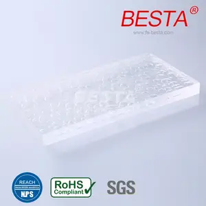 Panneau de feuille de bulle acrylique Transparent/coloré feuille de bulle acrylique feuilles acryliques de bulle d'air