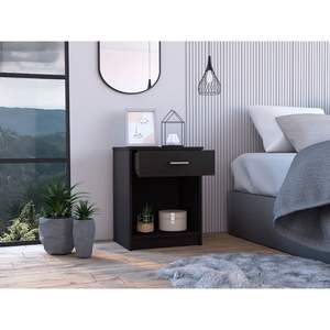 Gabinete de lino DB Phoenix con cuatro estantes para almacenamiento de baño - Product Image 1