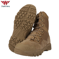 Bottes tactiques de combat en cuir véritable et nylon Cordura, respirantes, antidérapantes, résistantes à l'usure, pour l'escalade, la randonnée et les activités de plein air