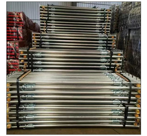 Pilares de soporte de acero ajustables para andamios, soportes telescópicos de acero con recubrimiento en polvo, pilares de soporte inclinados para andamios - Product Image 5