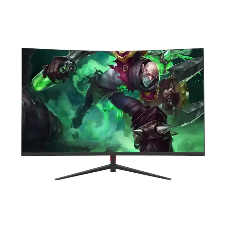 New fashion 32-inch wide hdr monitor LCD display 4K high definition 1500R HDR technology wall curved screen