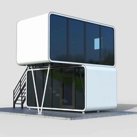 Abri de jardin pour voiture Abri de rangement personnalisé préfabriqué en métal en acier pour l'extérieur Maison d'outils conteneur pliable chambre bureau espace capsule