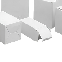 Petites boîtes pliables en carton avec vernis pour gâteaux, desserts, bijoux et emballages cadeaux