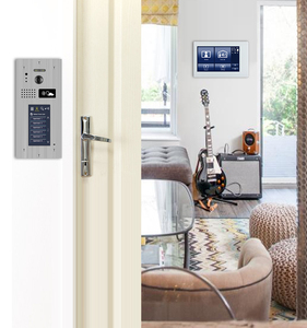 7 inch HD cảm ứng màn hình có dây Interphone IP <span class=keywords><strong>intercom</strong></span> chuông cửa hỗ trợ IC ID mật khẩu Thẻ mở khóa - Product Image 5