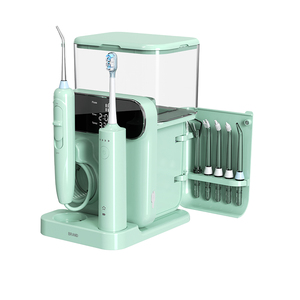 Brosse à dents électrique deux en un et hydropulseur portable Soins bucco-dentaires ménagers Poinçon <span class=keywords><strong>dentaire</strong></span> transfrontalier Laveuse de nettoyage des dents - Product Image 1