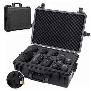 Dust Proof Camera Equipment Protective Case For Photography Shockproof Hard Plastic Lens Case