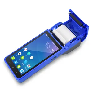 4G Handheld POS dispositivo 5.5 polegadas tela principal com built-in 58mm térmica recibo impressora suporte Android 8.1/Google Play Store