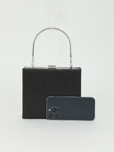 Bell Inspired Design Shiny Glitter Crocodile Pattern Chain Square Fashion Waterproof Evening <b>Clutch</b> Ladies <b>Wedding</b> 5A Luxury - Product Image 5