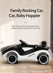 Véhicule électrique pour enfants avec siège en cuir souple, voiture pour enfants au design luxueux avec démarrage progressif et sécurisé - Product Image 4