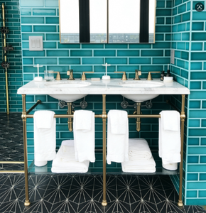 Plans de toilette <span class=keywords><strong>en</strong></span> pierre naturelle Calacatta Viola lourd, système de pieds de console <span class=keywords><strong>en</strong></span> marbre de Carrare, meubles de <span class=keywords><strong>salle</strong></span> de bain <span class=keywords><strong>en</strong></span> marbre gris de qualité supérieure - Product Image 1