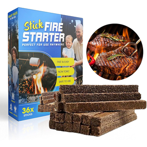 Eco Friendly legno naturale impermeabile rapido fuoco strisce di avviamento fuoco bastone <span class=keywords><strong>accendifuoco</strong></span> - Product Image 1