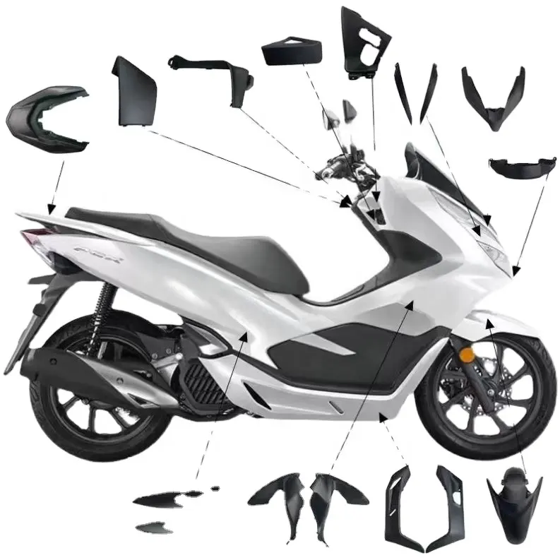 Kit de carénage de moto pièces de rechange PCX 125 PCX 150 160 ABS 2021 2018 POUR HONDA PCX accessoires pièces de moto couverture