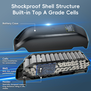 <span class=keywords><strong>36V</strong></span> 48V 52V 60V Polly Shark Downtube <span class=keywords><strong>Batterie</strong></span> de vélo électrique 14Ah 17.5Ah 24.5Ah 21Ah 28Ah 31.5Ah Batteries rechargeables pour <span class=keywords><strong>Bafang</strong></span> - Product Image 2