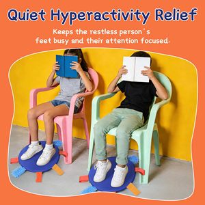 Coussin sensoriel à mémoire de forme <span class=keywords><strong>pour</strong></span> les pieds, favorise l'apprentissage actif et améliore <span class=keywords><strong>la</strong></span> concentration, coussin à bascule <span class=keywords><strong>pour</strong></span> enfants - Product Image 5