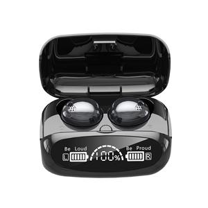 سماعات أذن داخل الأذن بسطح مرآة معدنية سماعات أذن لاسلكية TWS للألعاب الرياضية سدادات أذن ذكية تعمل باللمس - Product Image 1