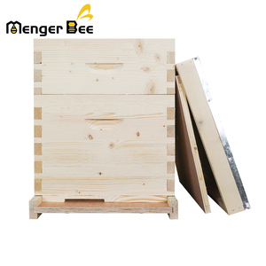 New Good Quality 10 Frame Langstroth Deep <b>Box</b> 20mm Thickness Fir Wood Bee Hive <b>Box</b> for Bee Farm Beekeeping Bees - Product Image 6