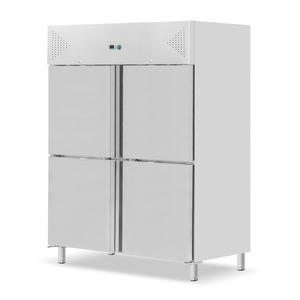 Refrigerador Comercial de Doble Puerta para Supermercado, Refrigerador de Acero Inoxidable para Exhibición - Product Image 1