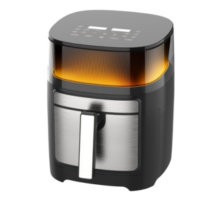 8L 9L 10L 12L Family Capacity Air Fryer Smart Kitchen Cooking Appliance Digital <b>Control</b> Fryers Double Basket Double Basket Air F - Product Image 3