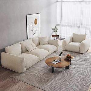 Sofá Seccional de Lujo Contemporáneo en Oferta, Sofá Esquinero Moderno y Elegante para Sala de Estar, Villa, Material de Tela Cuadrado y Estilizado - Product Image 2