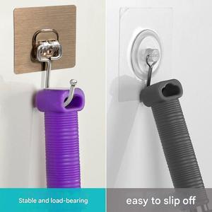 Crochet auto-adhésif mural sans couture Transparent pour cuisine salle de bain salon chambre <span class=keywords><strong>porte</strong></span>-tasse support crochet crochets de <span class=keywords><strong>porte</strong></span> - Product Image 3