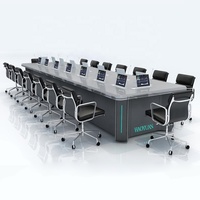 Tables de conférence modernes de haute qualité, bureaux multi-personnes intelligents, bureaux d'affaires luxueux