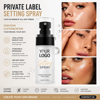 Spray Fixateur de Maquillage Fini Mat, Contrôle du Sébum, Imperméable, Marque Privée, Logo Personnalisé, Spray Fixateur Visage, Cosmétiques en Gros