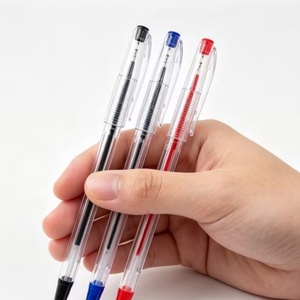 Promotional Plastic Blue Ball <b>Pens</b> for School Office Stationery High Quality Cheap Ball <b>Pen</b> with 3 <b>Color</b> - Product Image 6
