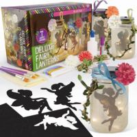Kit d'artisanat lanterne féerique pour enfants avec lumière LED, veilleuse bricolage pour enfants, vente en gros