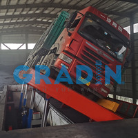 Plateforme de déchargement hydraulique à rabat latéral personnalisée de 10 à 150 tonnes, basculateur de conteneurs, basculateur de camion lourd