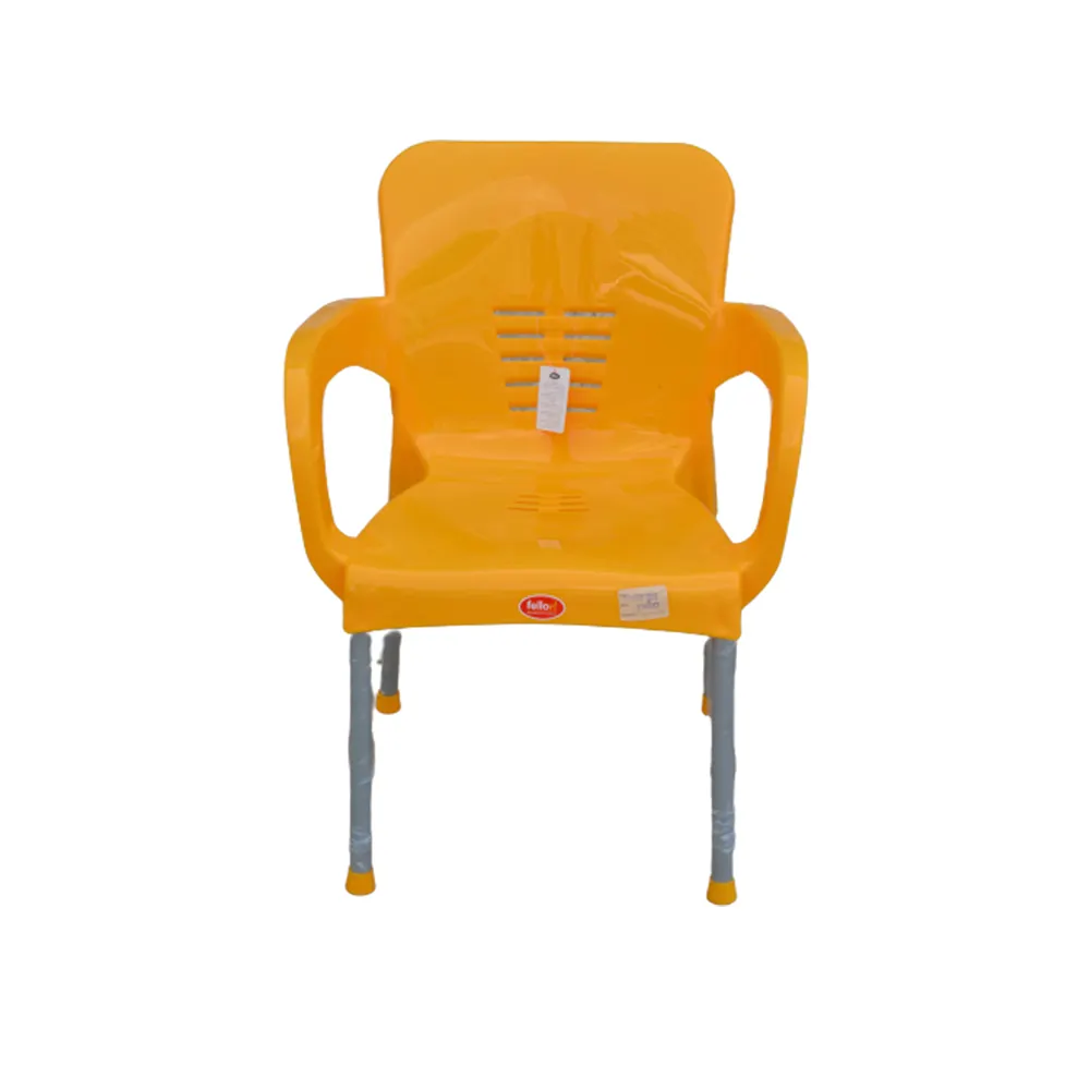 תוסס מושב pp ו רגליים מתכת מסוגנן כיסא אוכל חיצוני עבור ריהוט ביתי לרומם את המרחב החיצוני שלך עם colorfu