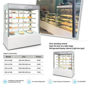 Frigorifero Moderno a Colonna con Vetrina per Negozi di Alimentari, Pasticcerie e Food Court - Product Image 2