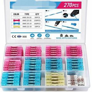 Cnhh Bht270Pcs Terminales de crimpado impermeables de 0,5-6 mm² de material PC estilo europeo para cableado eléctrico - Product Image 3